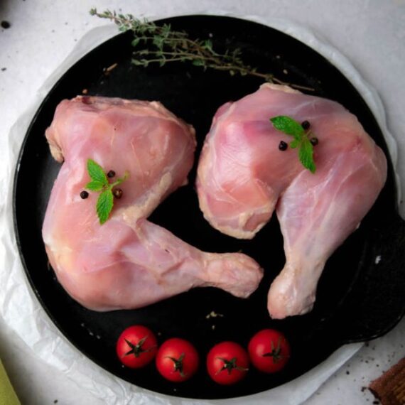 Whole Leg (Skinless) Fresh Chicken